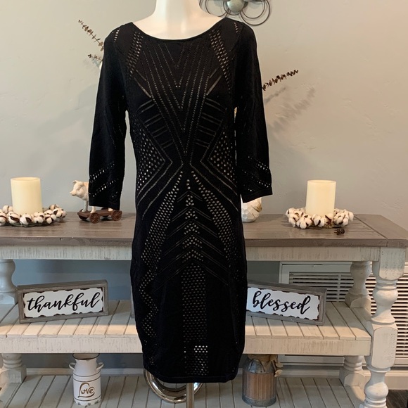 Calvin Klein Dresses & Skirts - Calvin Klein Black 3/4 Sleeve Dress